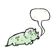 friendly cartoon dinosaur N10