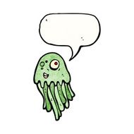 Cartoon Jellyfish N103