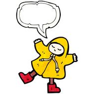 cartoon man in raincoat N2