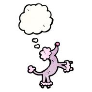 cartoon jumping poodle N2