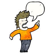 cartoon talking man N47