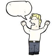 cartoon talking man N48