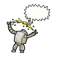 cartoon robot talking N6