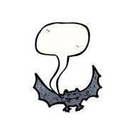 cartoon vampire bat N33