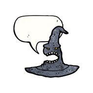 cartoon witches hat N6