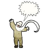 cartoon shouting old man N6
