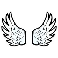 Cartoon Angel Wings N15