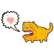 cartoon crazy cat in love N2
