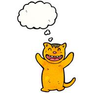 cartoon happy cat N12