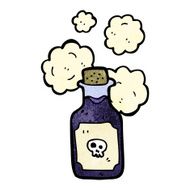 cartoon vial of poison N2