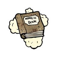 cartoon address book N4