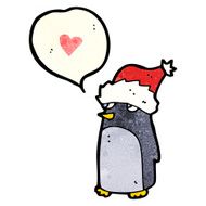Cartoon Christmas Penguin N35