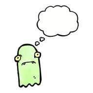 green ghost cartoon N4