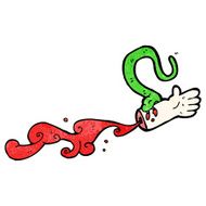 snake bite cartoon N4