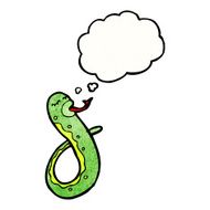 snake with thought bubble N4