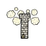 castle tower cartoon N2