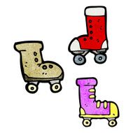 Cartoon Roller Skates N9