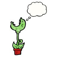 cartoon venus fly trap