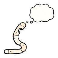 cartoon earth worm N6