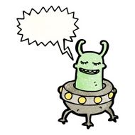 cartoon space alien N83