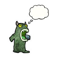 Cartoon monster N155