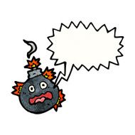 Cartoon Bomb N122