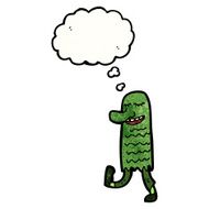 green monster with thought bubble N4