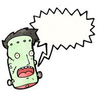 cartoon frankenstein's monster head
