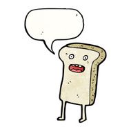 Cartoon Slice Of Bread N8