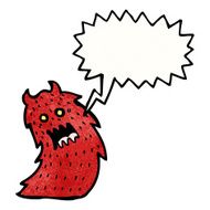 Cartoon monster N156