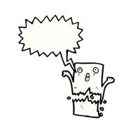torn letter cartoon character N2