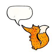 Cartoon little fox N46