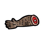 gross severed arm cartoon N11