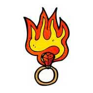 cartoon magic ring N19