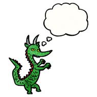 cartoon little dragon N14