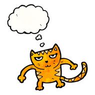 cartoon cat ready for fight N2