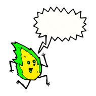 cartoon flame sprite N2