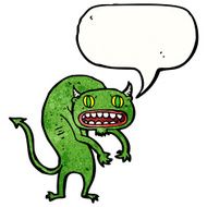 Cartoon monster N157