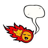 talking meteor cartoon N4