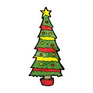 Cartoon Christmas Tree N65