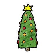Cartoon Christmas Tree N66
