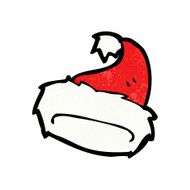 Cartoon Santa Hat N42