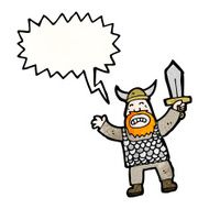 shouting viking cartoon N4