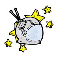 cartoon astronaut helmet N50