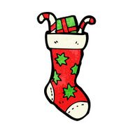 Cartoon Christmas Stockings N10