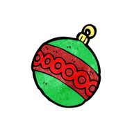 Cartoon Christmas Bauble N148