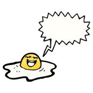 cartoon fried egg N6