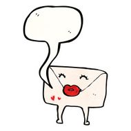 cartoon love letter N12