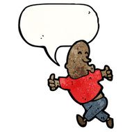 enthusiastic man cartoon N2