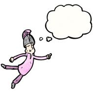 cartoon magic man with helmet N2